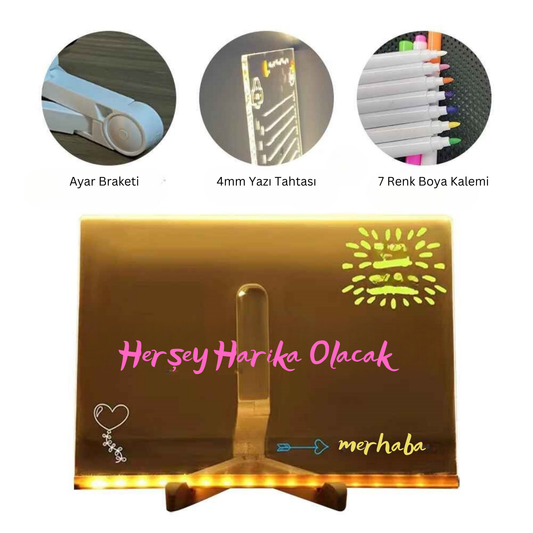 Led Işıklı Yazı Tahtası